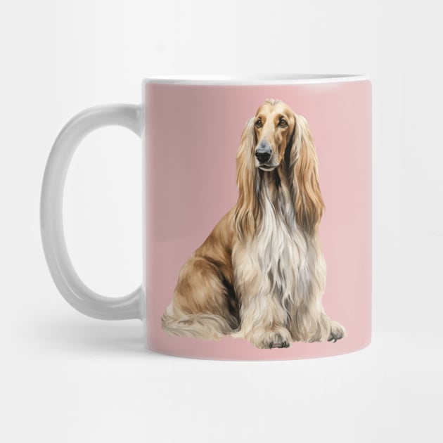 Afghan Hound by DavidBriotArt